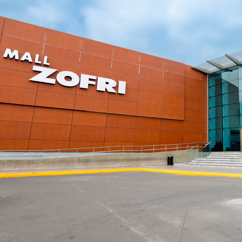 Access control camera set up at duty-free zone in Chile