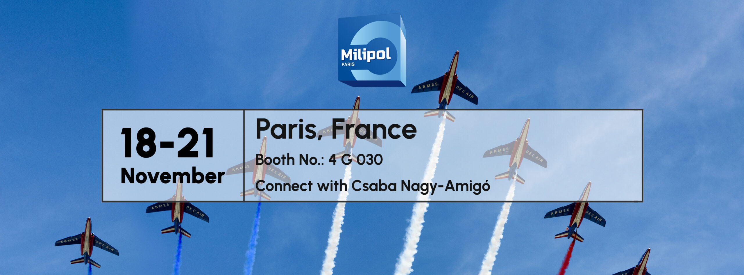 MILIPOL Paris Event 2025 hero image