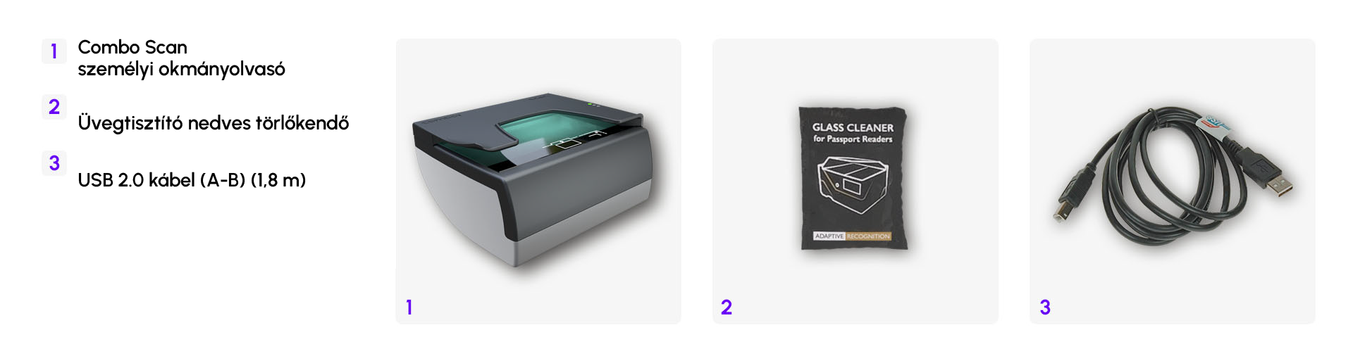 combo scan id scanner what's in the box image