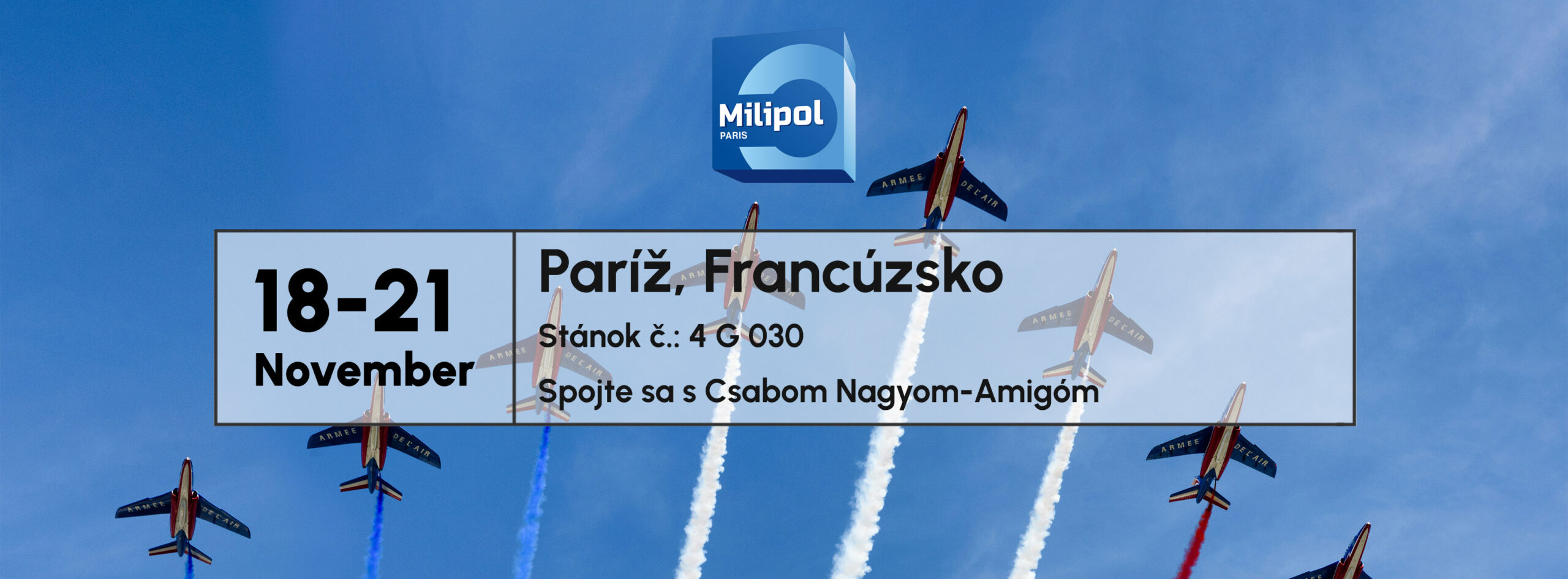 MILIPOL Paris Event 2025 hero image